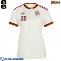 Fotballdrakt Dame Spania Pedri Gonzalez #20 Bortedrakt VM 2026 Kortermet